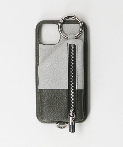 BEAUTY&YOUTH UNITED ARROWS(ビューティーアンドユース　ユナイテッドアローズ)/＜AJEW＞CADENAS LAYER ストラップ iPhone13ケース/DKGREEN