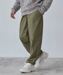 coen(coen)/California Sportswear（カリフォルニアスポーツウェア）別注ナイロントラックパンツ（セットアップ対応）/OLIVE