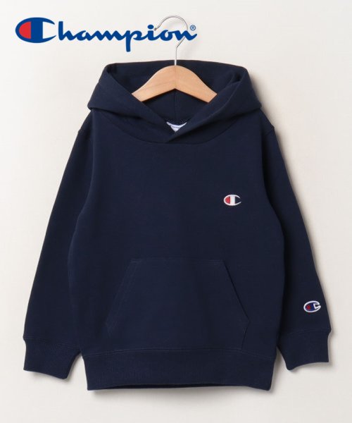 CHAMPION(チャンピオン)/Champion KIDS HOODED SWEATSHIRT CK－Y101      /ネイビー