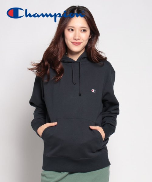 CHAMPION(チャンピオン)/Champion HOODED SWEATSHIRT C3－Y136              /ネイビー