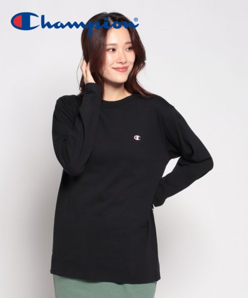 CHAMPION(チャンピオン)/Champion LONG SLEEVE TSHIRT C3－Y428        /ブラック