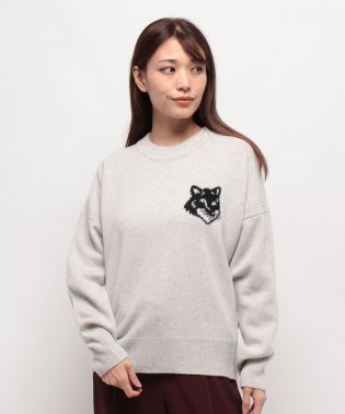 MAISON KITSUNE/【MAISON KITSUNE】メゾン キツネ フォックスヘッド インターシャ コンフォート ジャンパー LW00815KT1063/505742690