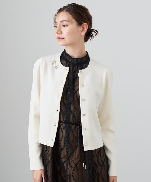 メリノウールビジュー カーディガン P3232085308(24750円)