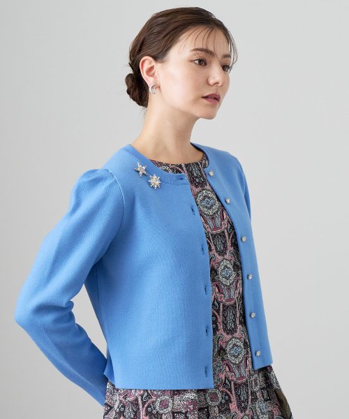 メリノウールビジュー カーディガン P3232085308(24750円)