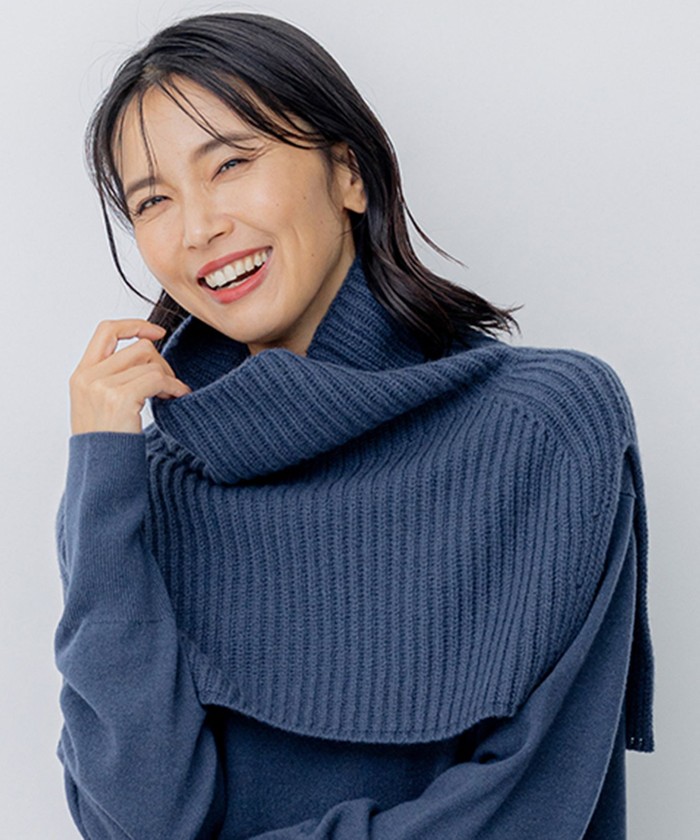 杏さん着用】ウールカシミヤ ネックウォーマー(505747368) | 23区