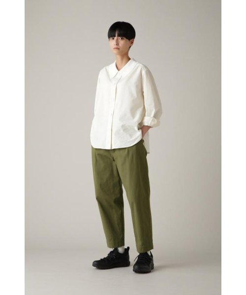 MARGARET HOWELL(マーガレット・ハウエル)/WASHED COTTON TWILL/OLIVE1