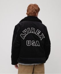 AVIREX(AVIREX)/《WEB&DEPOT限定》CORDUROY B－3 JACKET / コーデュロイ B－3 ジャケット / AVIREX / アヴィレックス/ブラック