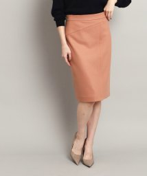 COUP DE CHANCE(クードシャンス)/【日本製／快適な履き心地】シャープな印象、切替デザインタイトスカート/オレンジ（066）