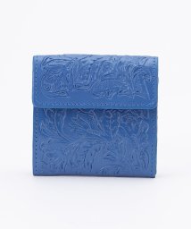 GRACE CONTINENTAL(グレースコンチネンタル)/Folding Wallet/ブルー