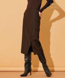 BEIGE，(ベイジ，)/【WEB限定】MONTE ROSA / Iラインスカート/BROWN