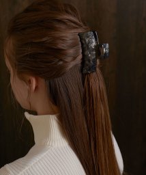 MIELI INVARIANT(ミエリ インヴァリアント)/Marble Stone Hair Clip/ブラック