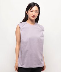 Droite Lautreamont(ドロワット　ロートレアモン)/【Droite select】CLANE POWER SHOULDER TOPS/パープル