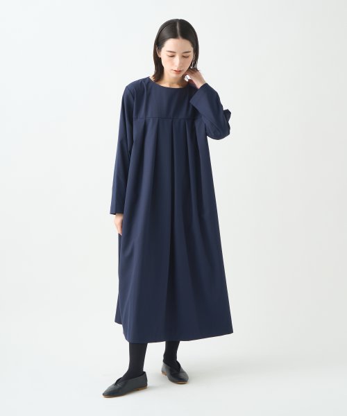 KELEN(KELEN)/「KELEN/ケレン」タックデザインワンピース/HILA/NAVY