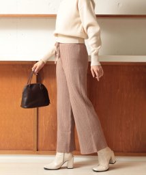 MAISON BREEZE/【MAISON BREEZE】リラックス リブソフトフレア ニットパンツ KNF037/505744370