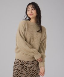 SHOO・LA・RUE Cutie Blonde(シューラルー　キューティーブロンド)/大人上品 ラメフェザーニット/ベージュ（052）