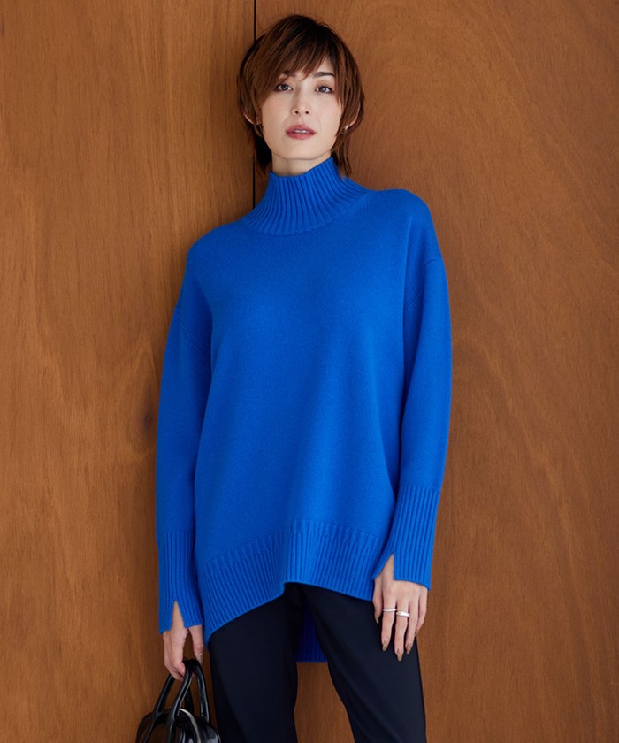 roko です★ ソフトカシミヤミックス　ハイネックニット 新色追加・WEB限定カラーあり】 ソフトカシミヤミックス