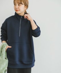 ITEMS URBANRESEARCH(アイテムズ アーバンリサーチ（レディース）)/ハーフジップスウェット/NVY