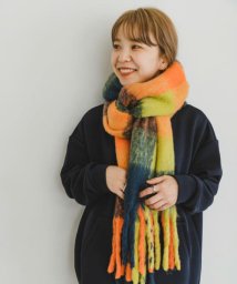 ITEMS URBANRESEARCH(アイテムズ アーバンリサーチ（レディース）)/ブークレチェックストール/ORG