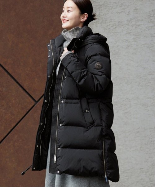 IENA(イエナ)/【WOOLRICH/ウールリッチ】ALSEA PUFFY PARKA アルセアパフィーパーカー/ブラック