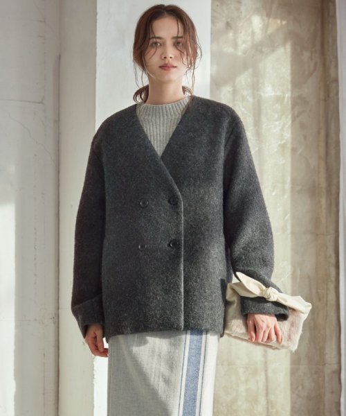 【SLOW/一部店舗限定】スライバーウール アウター 