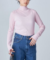 SHIPS WOMEN(シップス　ウィメン)/〈手洗い可能〉ドライタッチ リブ タートル 24SS ◇/ピンク