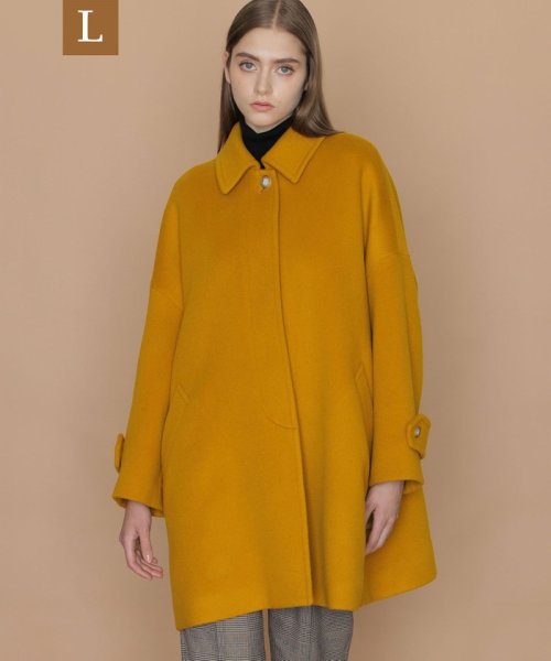 【L】【ROSLEY/ロズリー】ピュアラムビーバーステンカラーコート ROSLEY/ロズリー