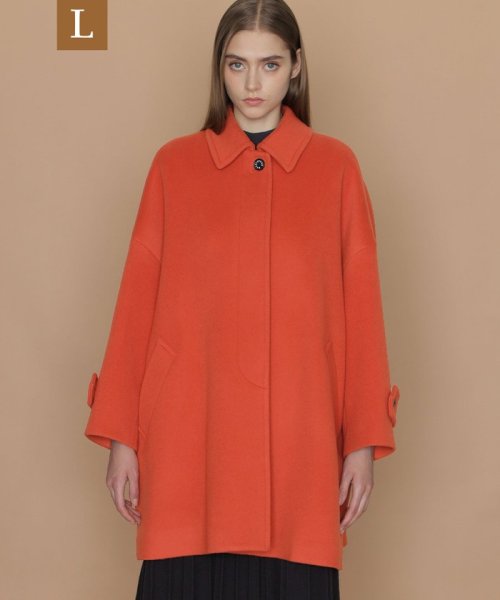 【L】【ROSLEY/ロズリー】ピュアラムビーバーステンカラーコート ROSLEY/ロズリー