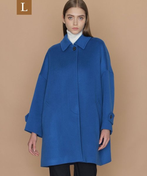 【L】【ROSLEY/ロズリー】ピュアラムビーバーステンカラーコート ROSLEY/ロズリー