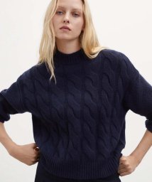 ECOALF WOMEN(ECOALF WOMEN)/MIMOSA ケーブルニット / MIMOSA KNITTED JUMPER WOMAN/ネイビー