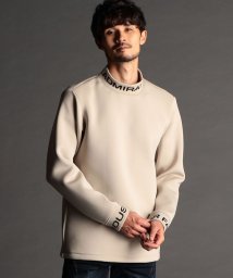 NICOLE CLUB FOR MEN/ジャガードニット衿モックネックプルオーバー/505656940