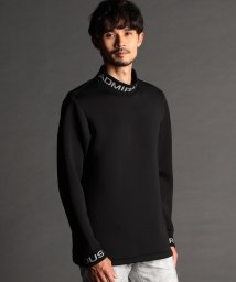 NICOLE CLUB FOR MEN/ジャガードニット衿モックネックプルオーバー/505656940