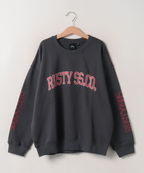 RUSTY Kids(ラスティ　キッズ)/【RUSTY】KIDSスウェット/チャコールグレー