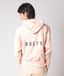 RUSTY(ラスティ（メンズ）)/【RUSTY】MENSスウェットパーカー/ピンク