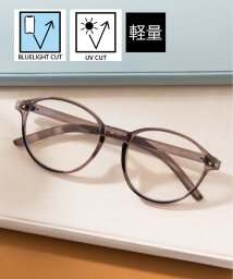 SETUP7(SETUP7)/【SETUP7】ブルーライトカット PC 眼鏡 メガネ アイウェア ボストン ウェリントン スクエア クリアレンズ TNY/ブラウン3