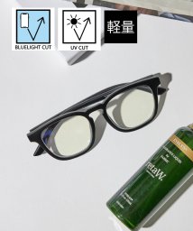 SETUP7(SETUP7)/【SETUP7】ブルーライトカット PC 眼鏡 メガネ アイウェア ボストン ウェリントン スクエア クリアレンズ TNY/ブラック系8