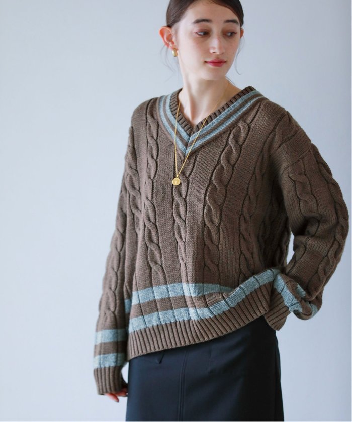 OLDDERBY KNITWEAR ニット・セーター F 茶系