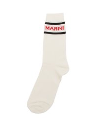 MARNI/マルニ ソックス 靴下 ミッドカーフソックス ホワイト メンズ MARNI SKZC0088Q1 UFC137 00W01/505754119