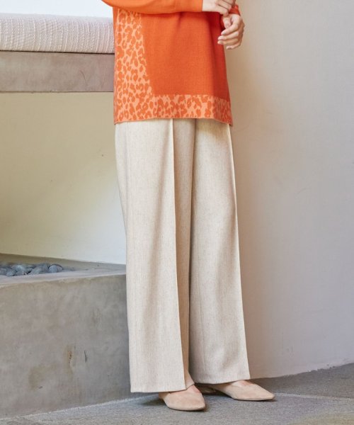 23AW＊Wings掲載＊リサイクルウールツイルワイドパンツ 