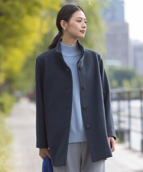 ショートビーバー スタンドカラー コート ショートビーバー コート VQ3009288886(22972円)