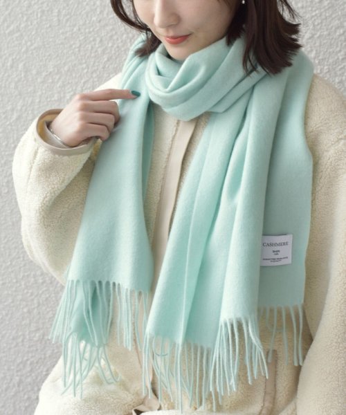 SHIPS Colors:カシミヤ ソリッド ストール SHIPS