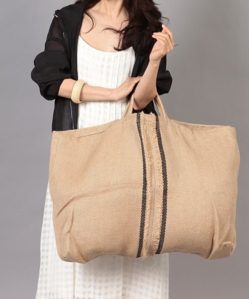 MAYSON GREY(メイソングレイ)/【MAYSON GREY】Ｍａｉｓｏｎ　Ｂｅｎｇａｌ　Ｐｏｒｅｓｈ　Ｂａｇ/ベージュ