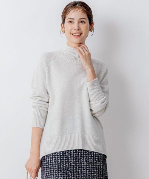 8色展開・WEB限定】ウールカシミヤミックス ハイネック ニット  