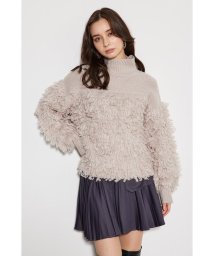 rienda/フリンジコンビKnit TOP/505755259