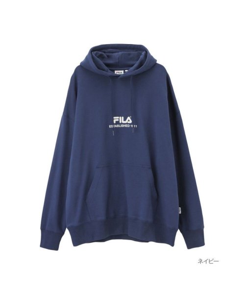 MAC HOUSE(women)(マックハウス（レディース）)/FILA フィラ プルパーカー FS0145/ネイビー