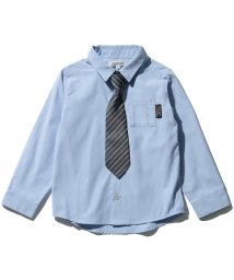 SHOO・LA・RUE(Kids) (シューラルーキッズ)/【110－140cm/プチセレ】ネクタイ付きシャツ/サックス（890）