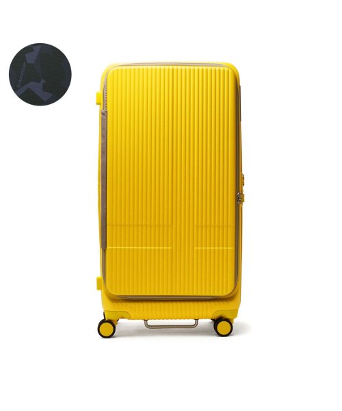 innovator(イノベーター)/日本正規品 スーツケース フロントオープン キャリーケース 軽量 大容量 10～14泊 Extreme Journey 92L Large INV750DOR/イエロー