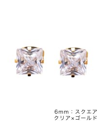 cream dot/全96種類！一粒ビジューのステンレス製シンプルピアス/505431798