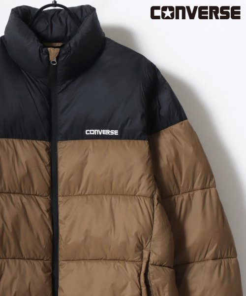 LAZAR(ラザル)/【Lazar】CONVERSE/コンバース FIBER DOWN JACKET/中綿 ファイバーダウンジャケット/アウター レディース メンズ/ベージュ