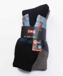 JEANS MATE/【EDWIN】BODYFIRE クルー ソックス 靴下 2P 2足組/505747075