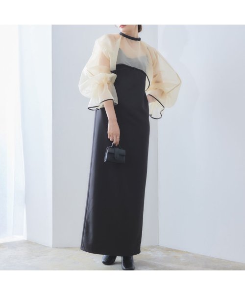 オーガンジーボレロドレス(505754143) | リリヤーノ(RIRIYANO) - MAGASEEK 